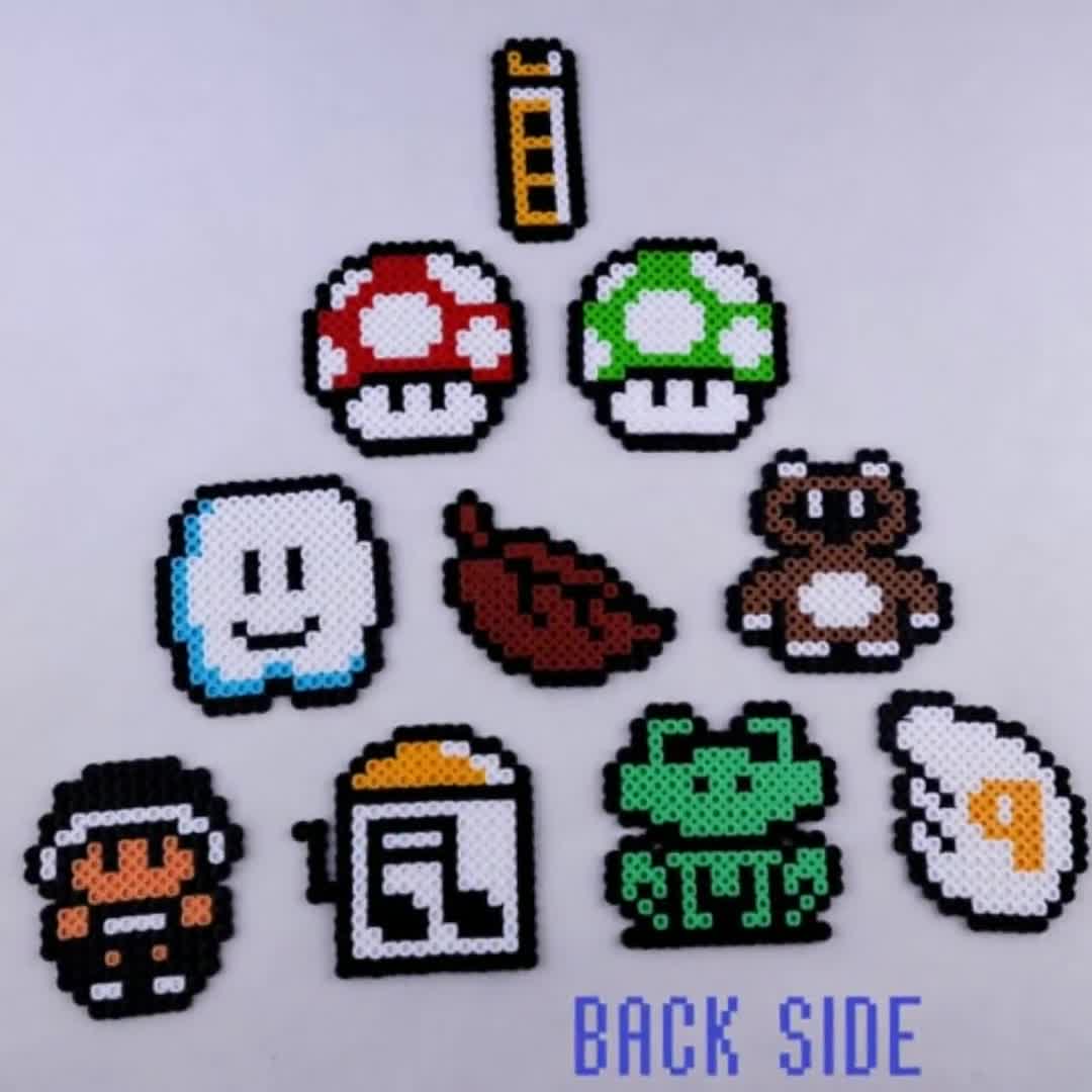 マリオ パーラービーズ パワーアップ: 8ビット ピクセルアート - Etsy 日本